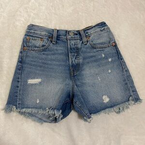 Levi's high rise shorts